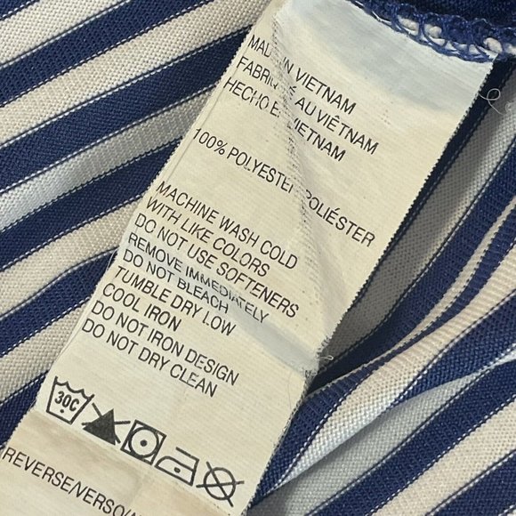 Izod Golf Polo Shirt Men's Large L Blue Collared Short Sleeve Athletic Quick Dry - Picture 4 of 8